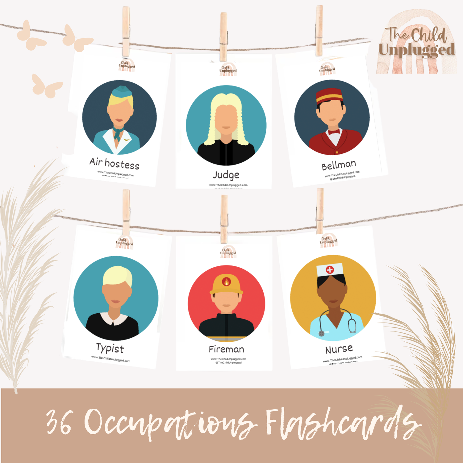 Downloads: What’s Your Job? Occupation Cards-4 Pages