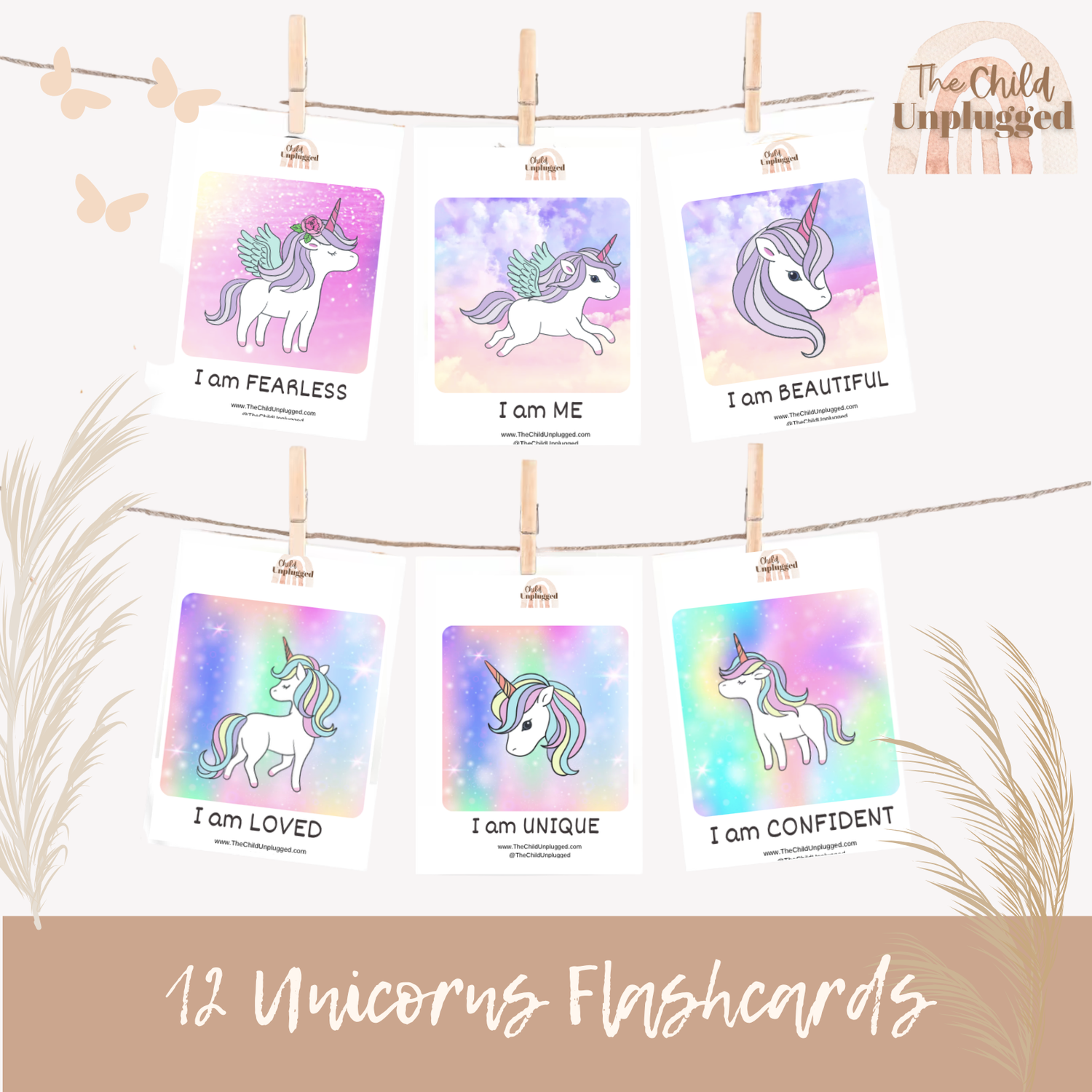 Unicorn Magic Affirmation Cards
