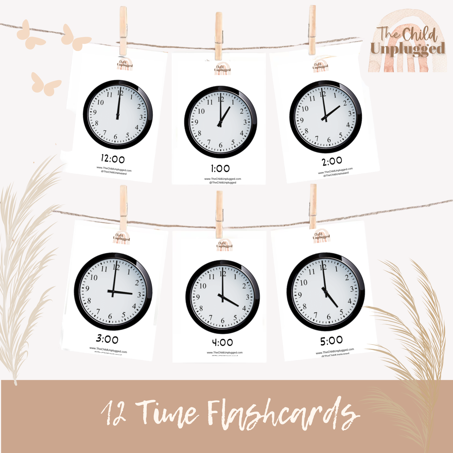 Downloads: Time Telling Adventure Cards-2 Pages