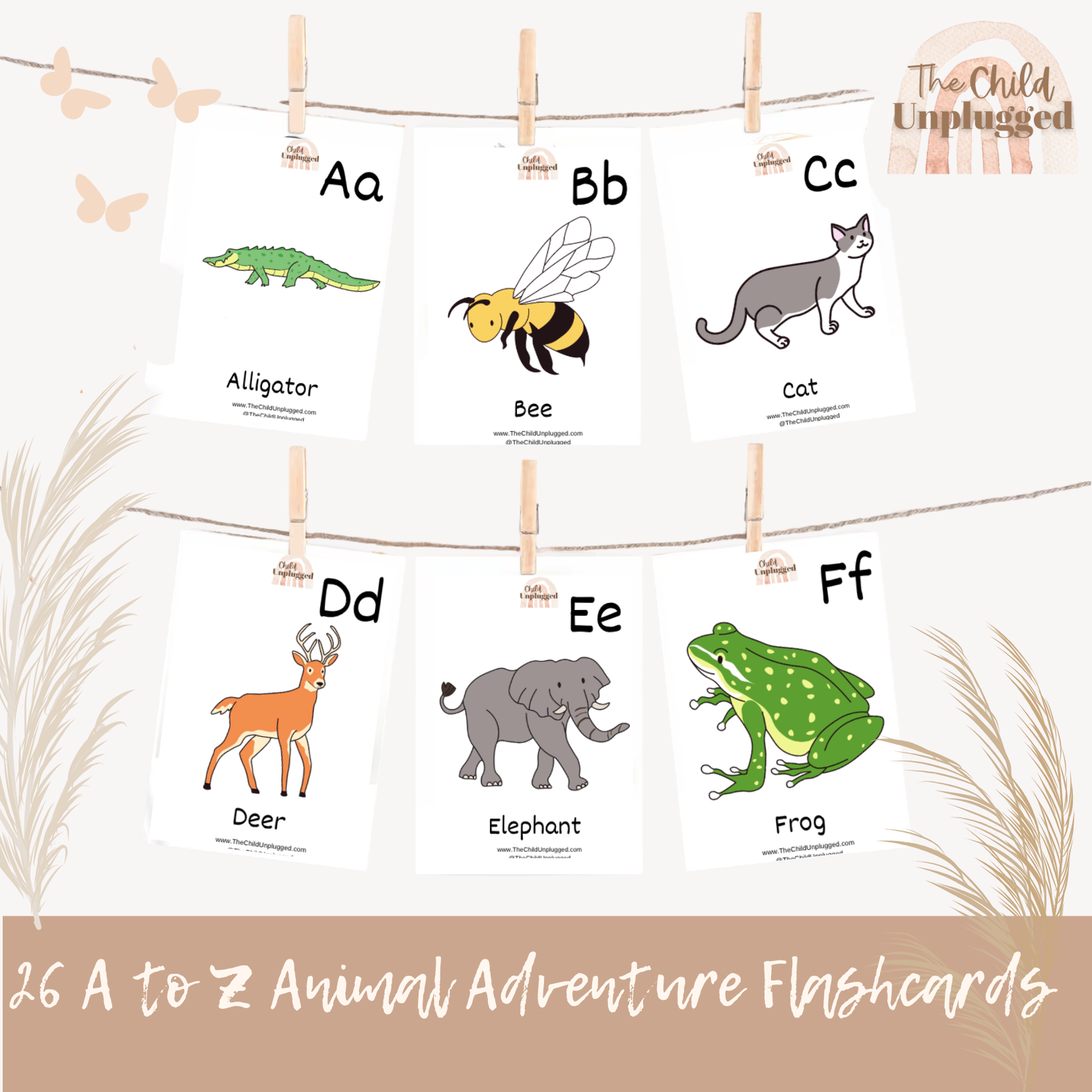 Downloads: A to Z Animal Adventure Cards-13 Pages