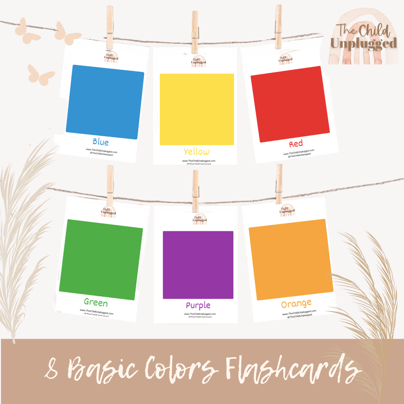 Basic Colors Flashcards