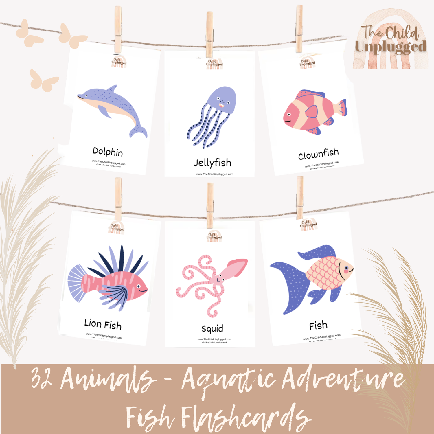 Aquatic Adventure Fish Card