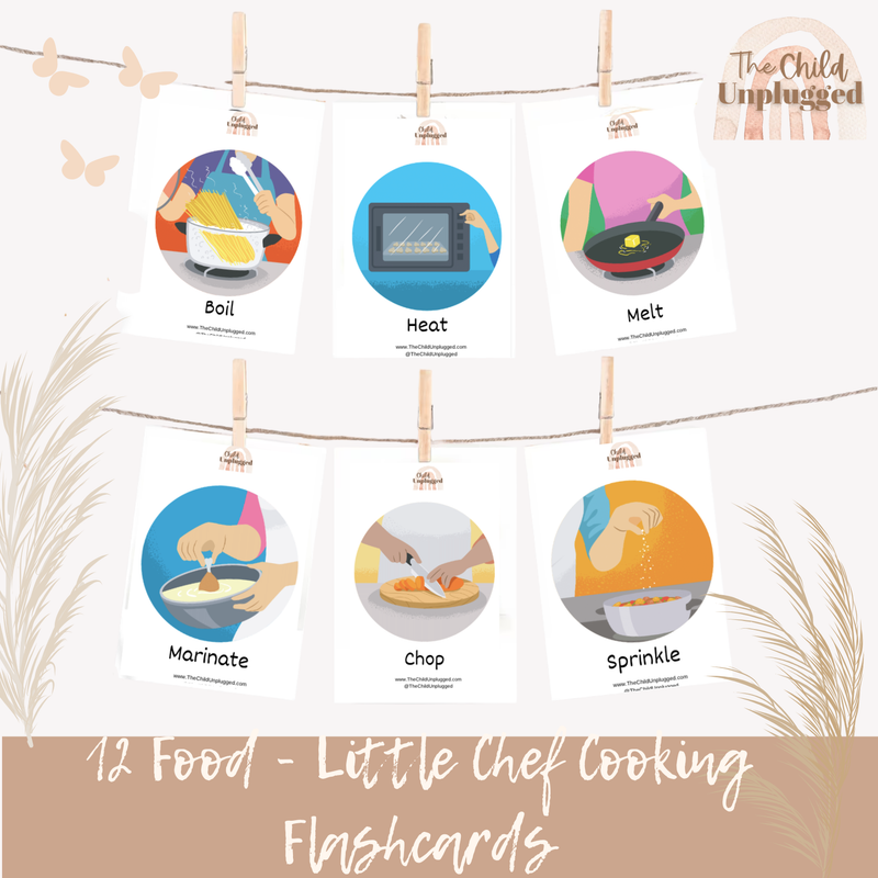 Downloads: Little Chef Cooking Cards-2 Pages