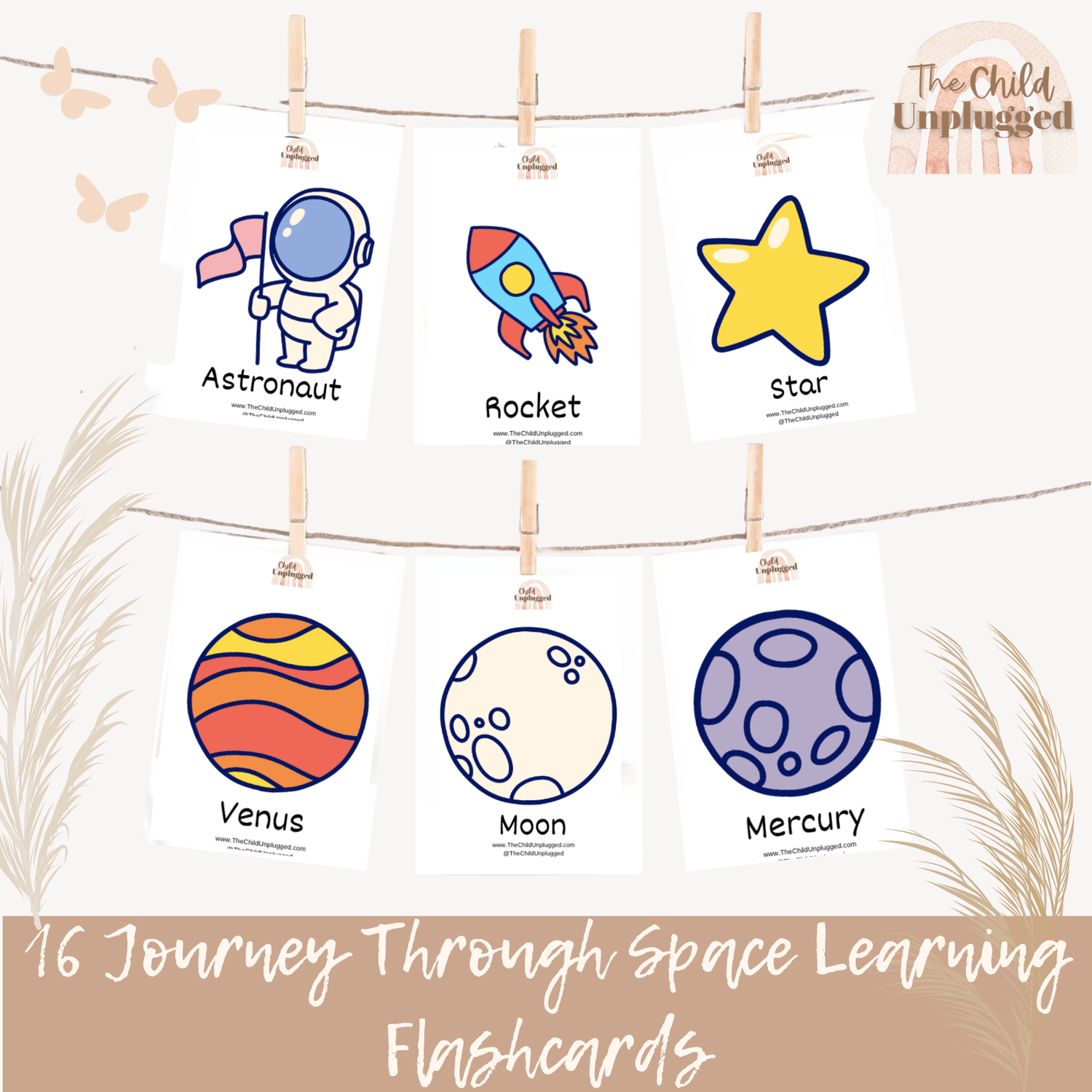 Journey Through Space Learning Cards