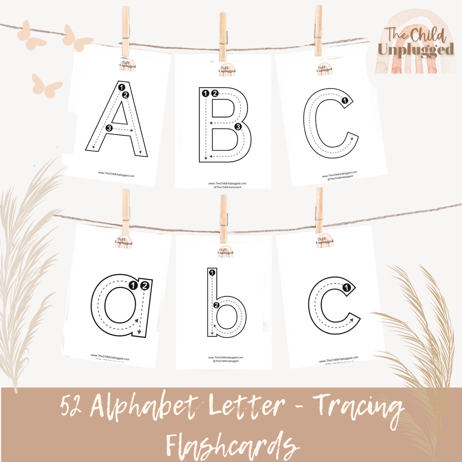 Download: Prompt Cards - Alphabet Tracing (Upper &amp; Lower Case)-26 Pages
