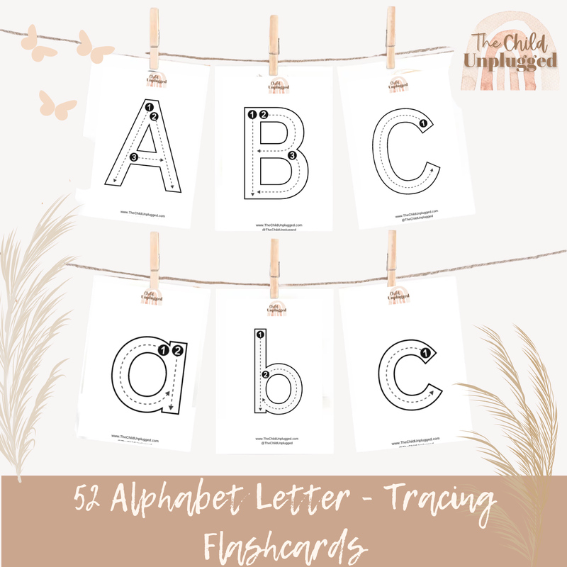 Prompt Cards - Alphabet Tracing (Upper &amp; Lower Case)