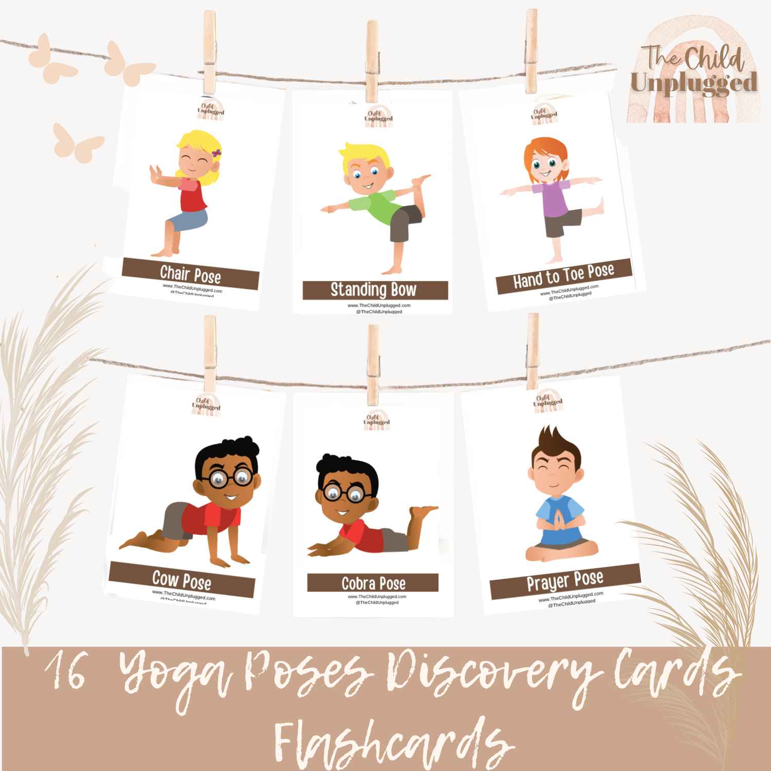 Download: Yoga Poses Discovery Cards-8 Pages