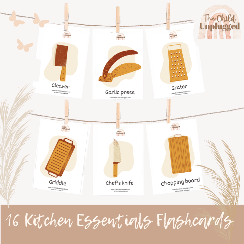 Downloads: Kitchen Essentials Flashcards-2 Pages