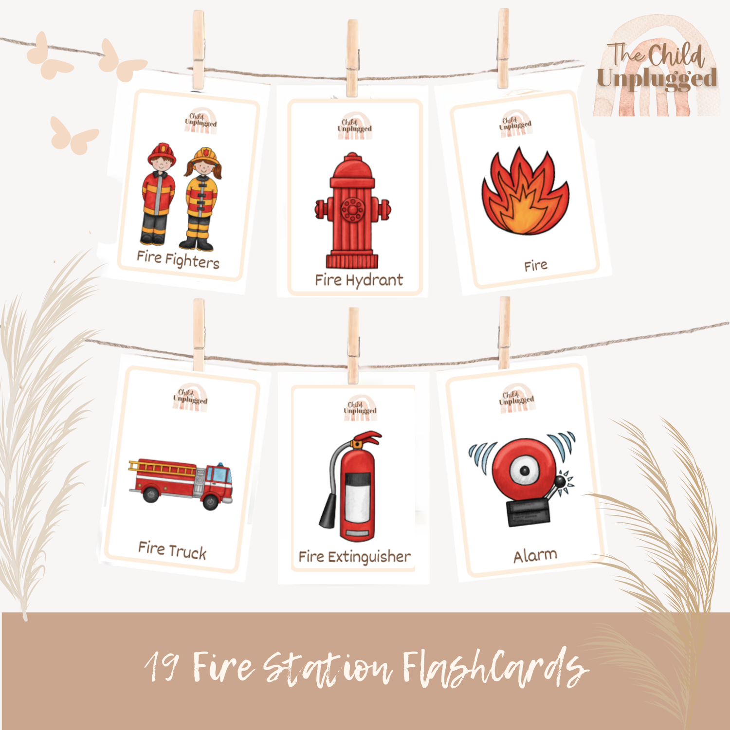 Fire Station Flash Cards