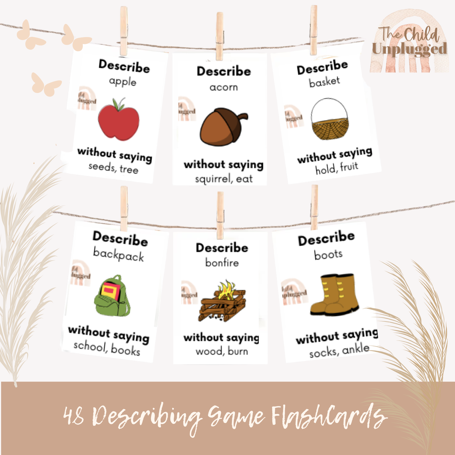 Downloads: Describing Game Cards-8 Pages