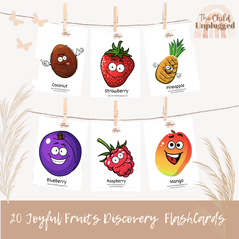 Downloads: Joyful Fruits Discovery Cards-3 Pages