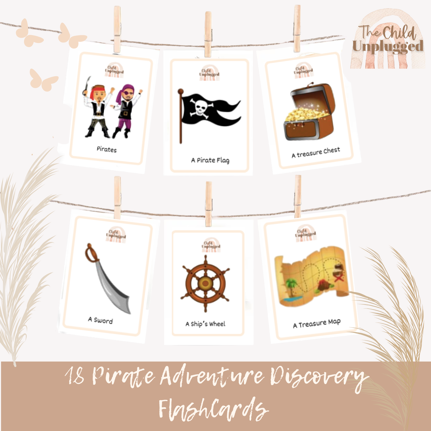 Downloads: Pirate Adventure Discovery Cards-3 Pages