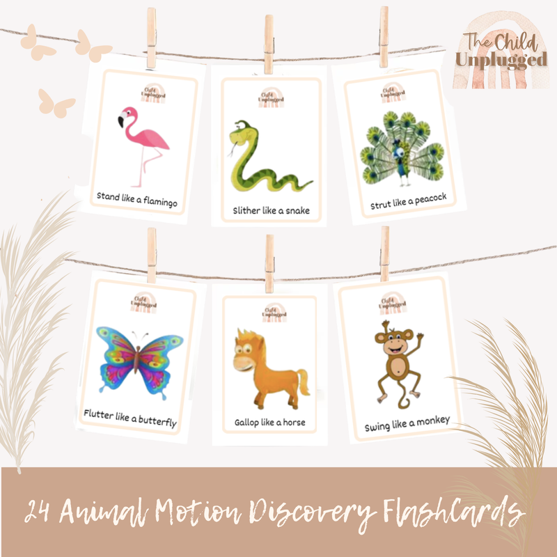 Downloads: Animal Motion Discovery Cards-3 Pages