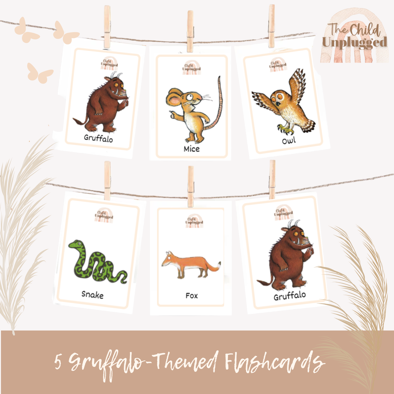 Downloads: Gruffalo Themed Cards