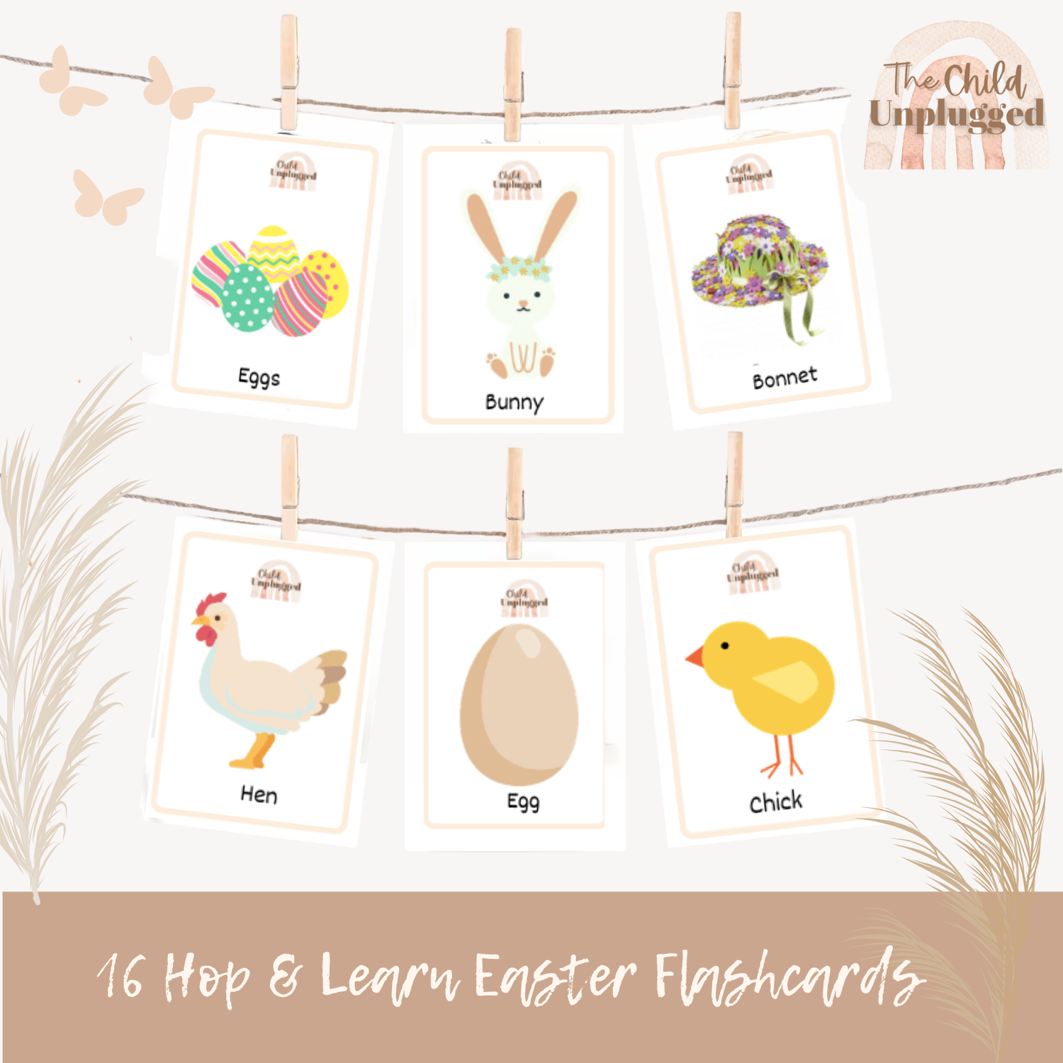 Hop &amp; Learn Easter Cards