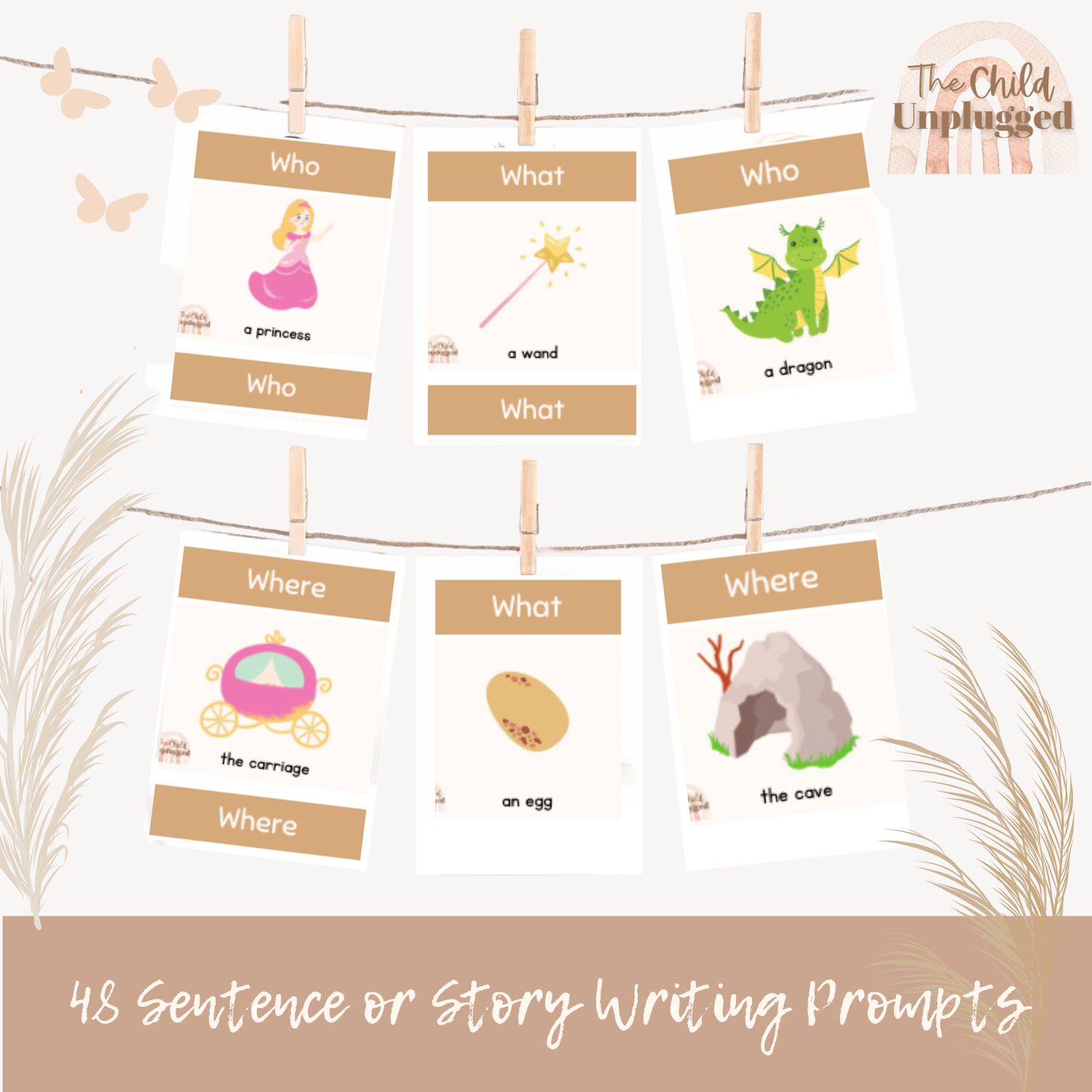 Downloads : Sentence or Story Writing Prompt Cards-8 Pages