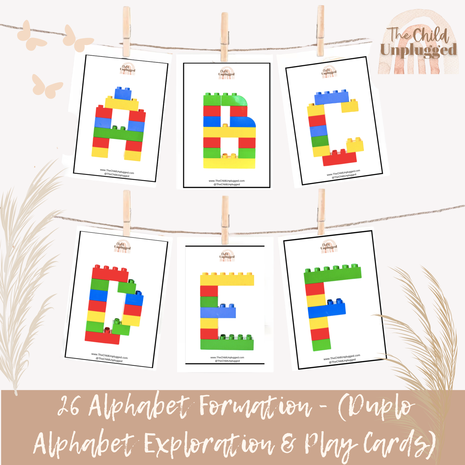 Download: Duplo Alphabet Exploration &amp; Play Cards-13 Pages