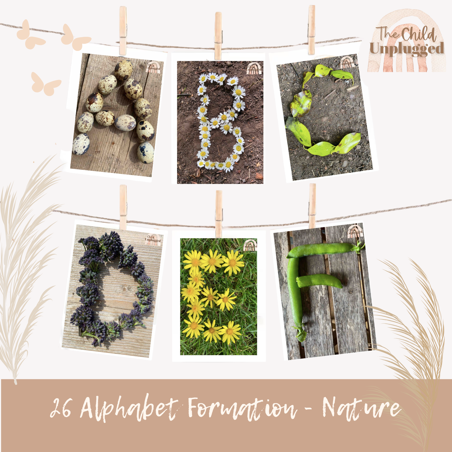 Download: Alphabet Formation - Nature-13 Pages