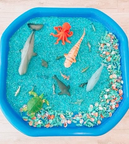 Large Sensory Tuff Tray(100cm) - Blue Large Sensory Tuff Tray(100cm) - Blue