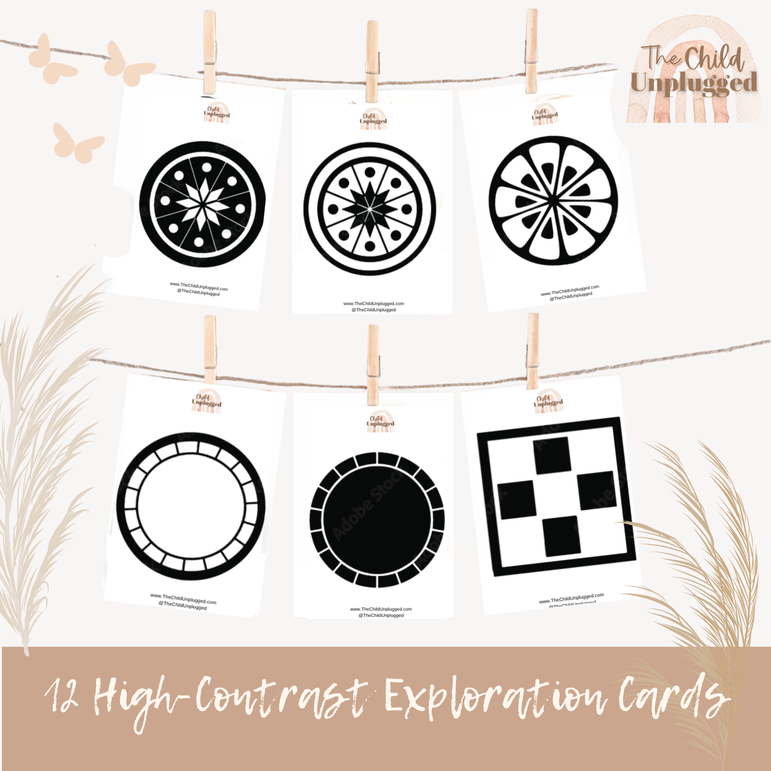 Download: High-Contrast Exploration Card-6 Pages