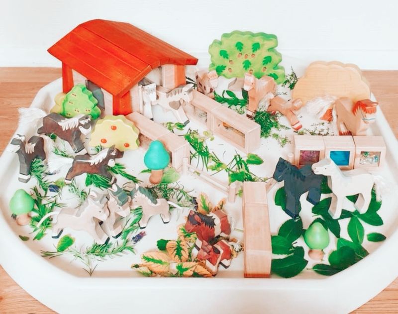 Mini Sensory Tuff Tray (70cm)  - White