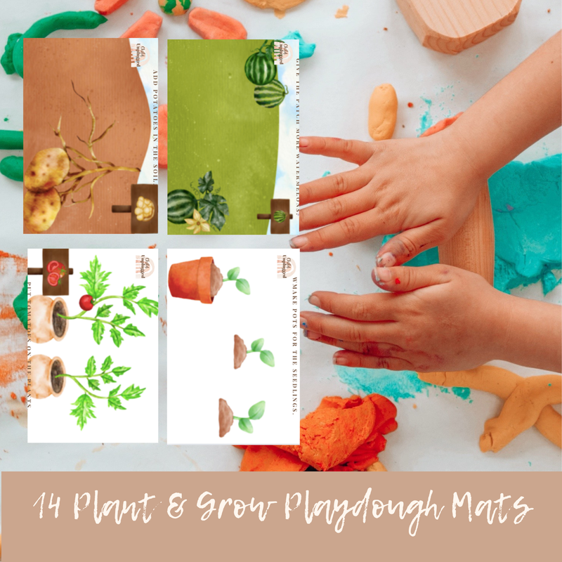 Plant &amp; Grow Playdough Mats
