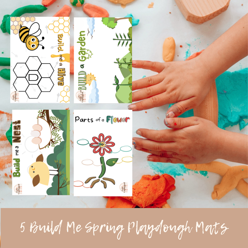 Build Me Spring Playdough Mats