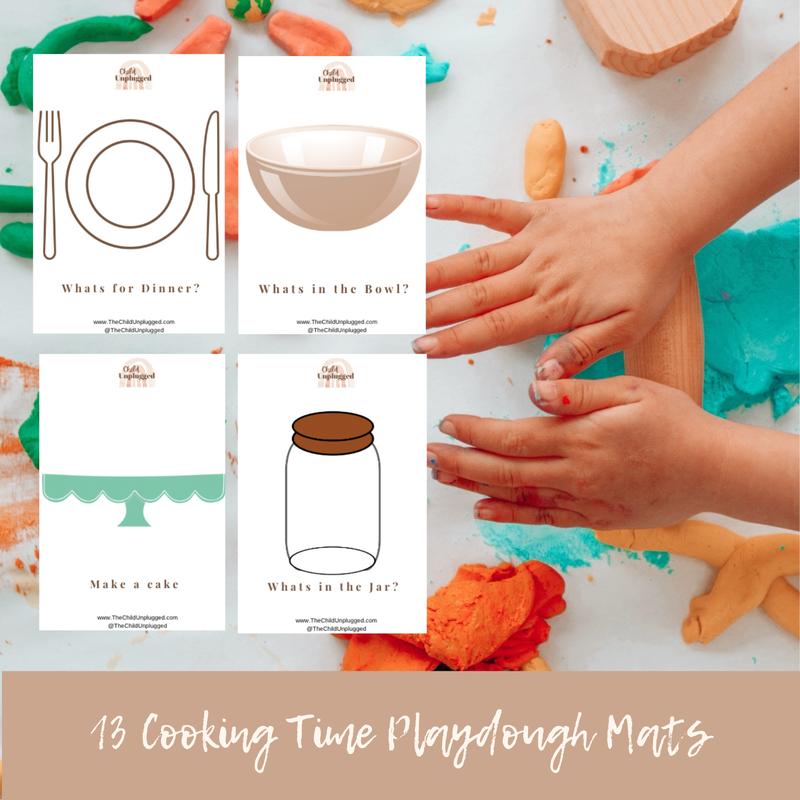 Cooking Time Playdough Mats