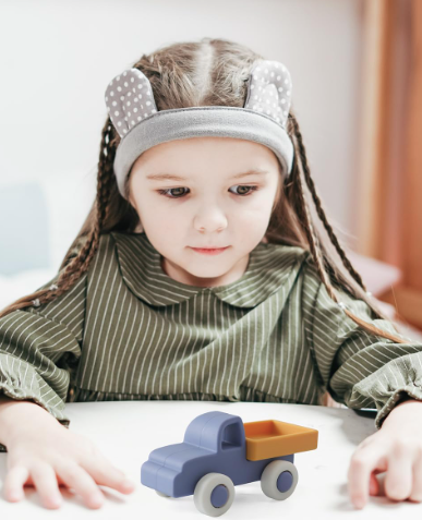 Silicone Montessori Vehicle Set - Pack of 3