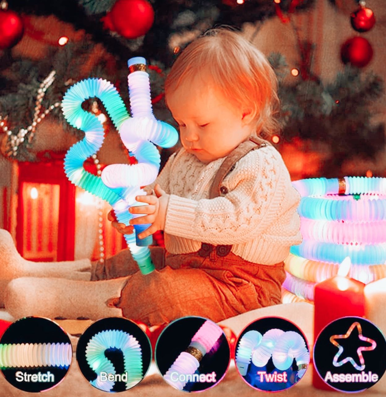 Sensory Light-Up Tubes-Pack of 6