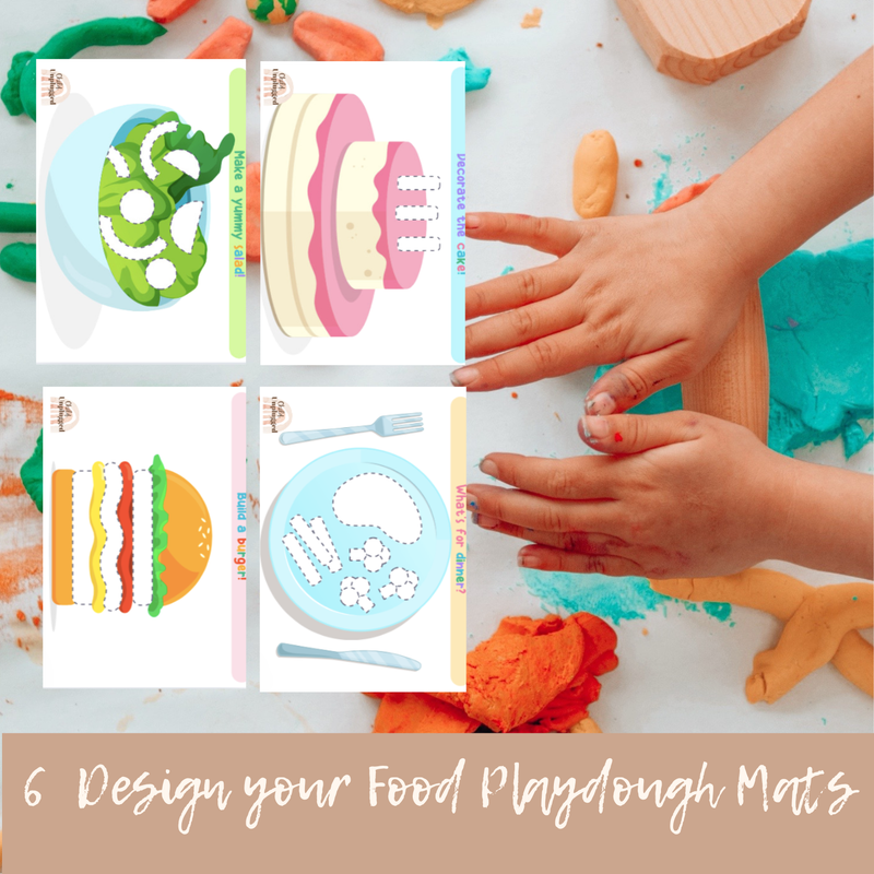Design your Food Playdough Mats