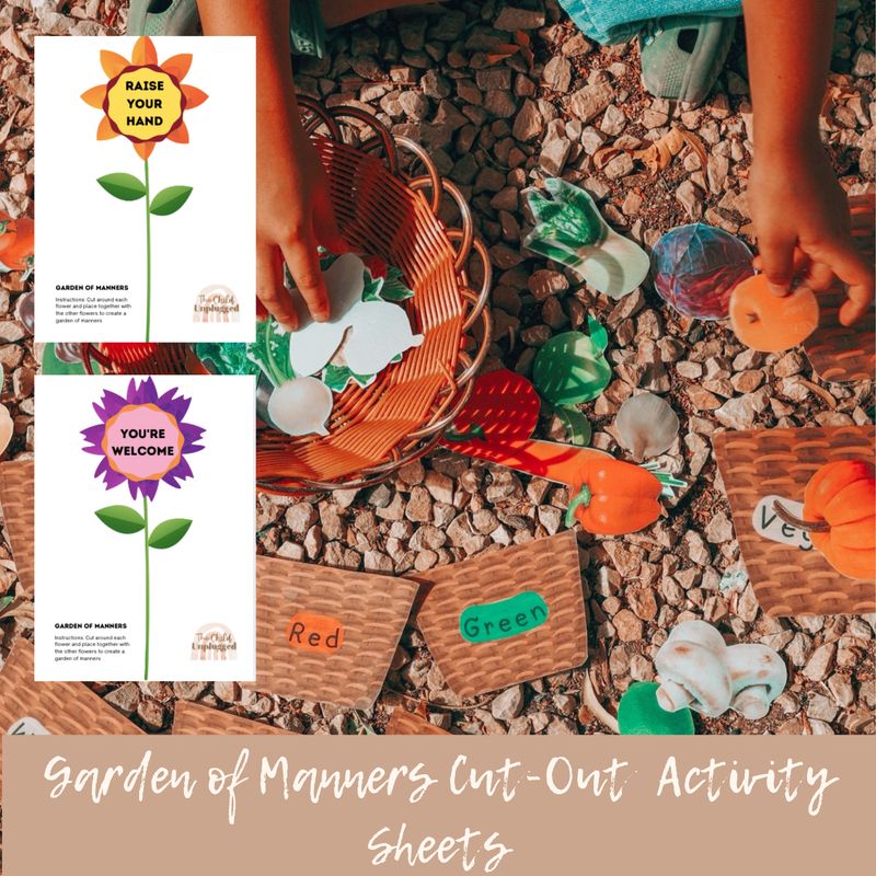Downloads: Children&#39;s Activity Sheets -Garden of Manners Cut-Out Posters  Activity - 9 Activities