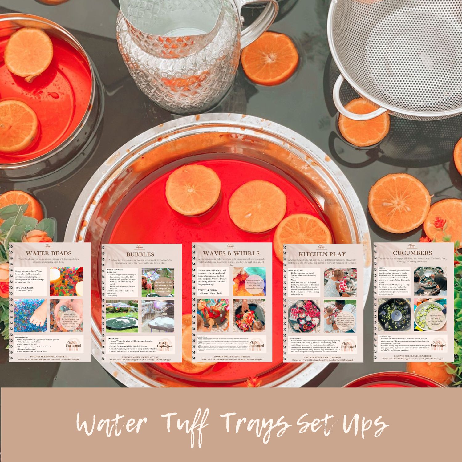 Downloads: Water - Tuff Tray Set Ups - 22 pages