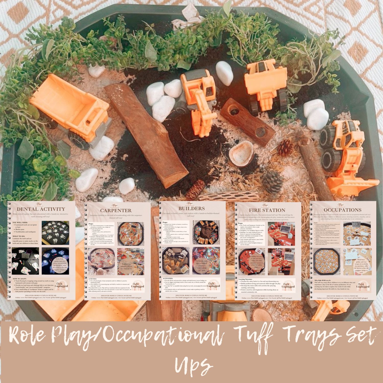 Downloads: Role Play/Occupational - Tuff Tray Set Ups - 7 pages