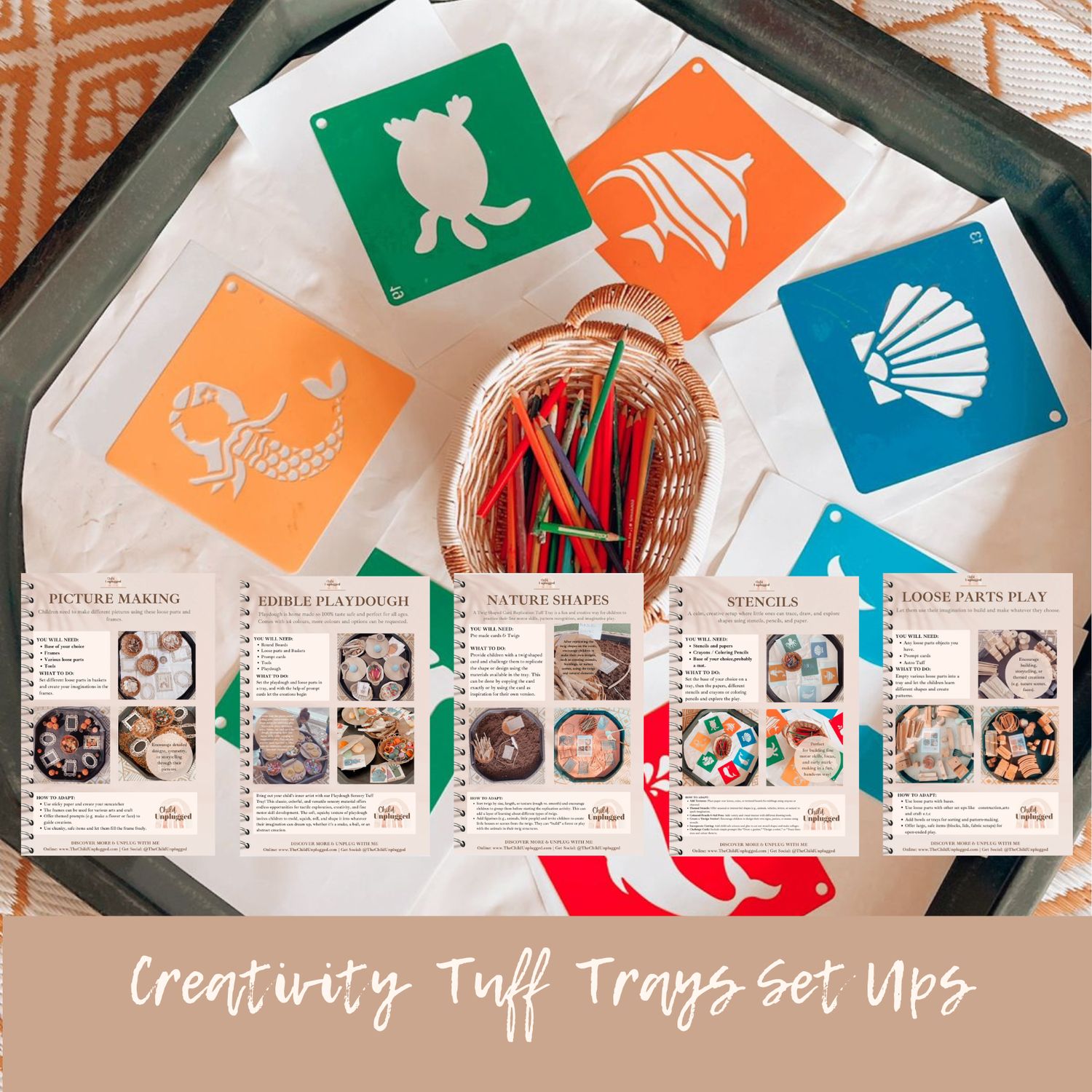 Downloads: Creativity - Tuff Tray Set Ups - 10 pages