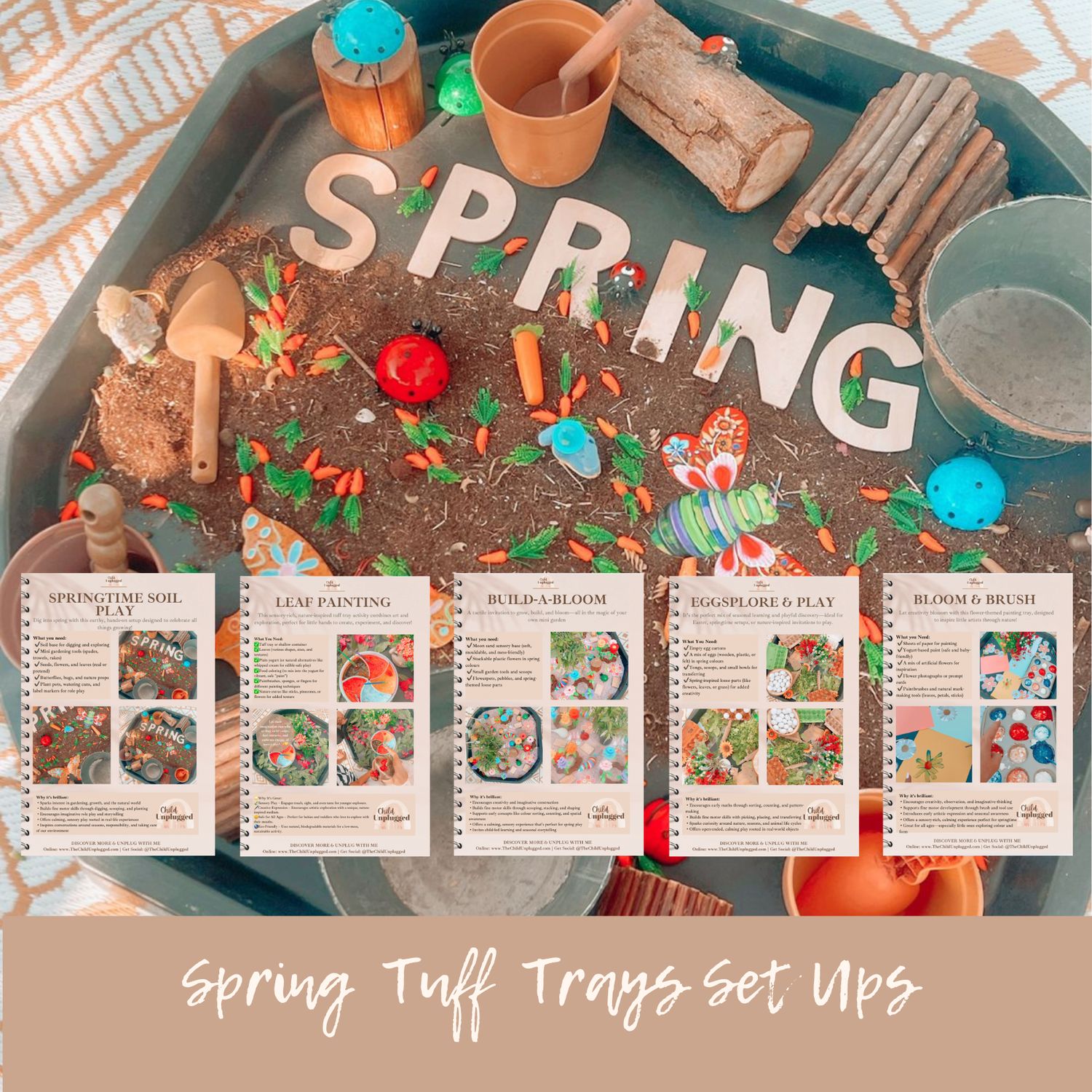 Downloads: Spring - Tuff Tray Set Ups - 9 pages