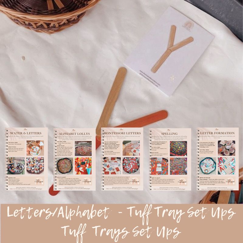 Downloads: Letters/Alphabet- Tuff Tray Set Ups - 9 pages
