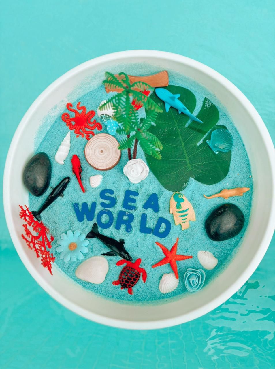 Sea World Sensory Kit - Sea Salt Base with Fish