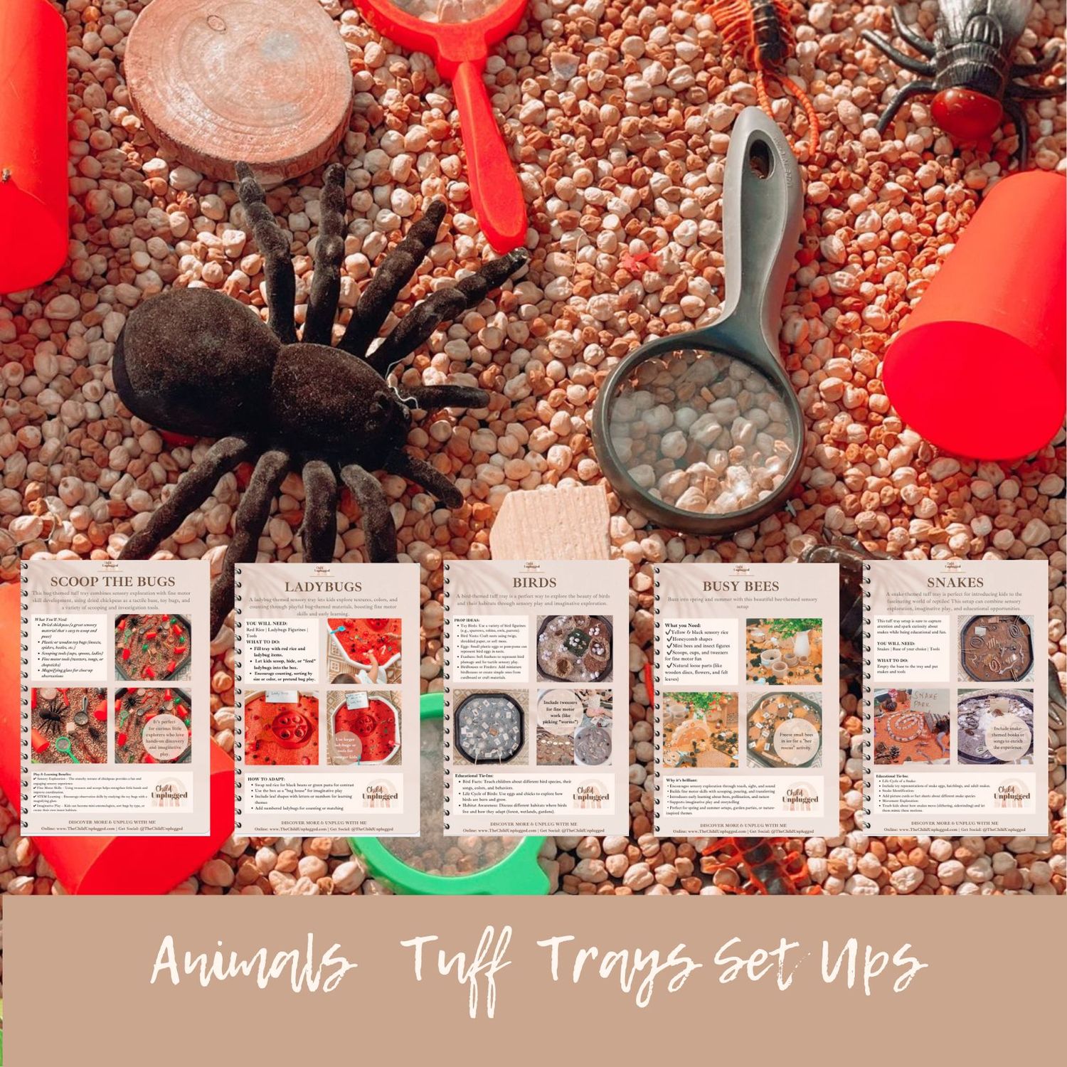 Downloads: Animals- Tuff Tray Set Ups - 20 pages