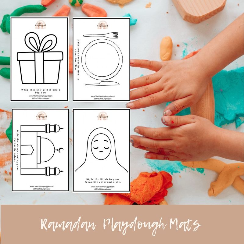 Download: Ramadan Playdough Mats-6 Designs