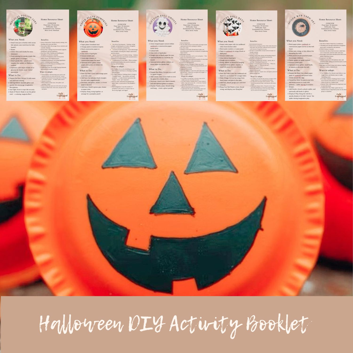 Downloads: Halloween DIYs (10 Activities)