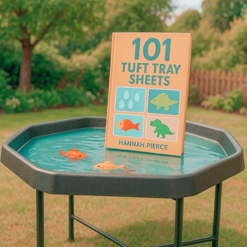 Large Adjustable Tuff Tray Stand with Tuff Tray &amp; Downloadable Activity Sheets