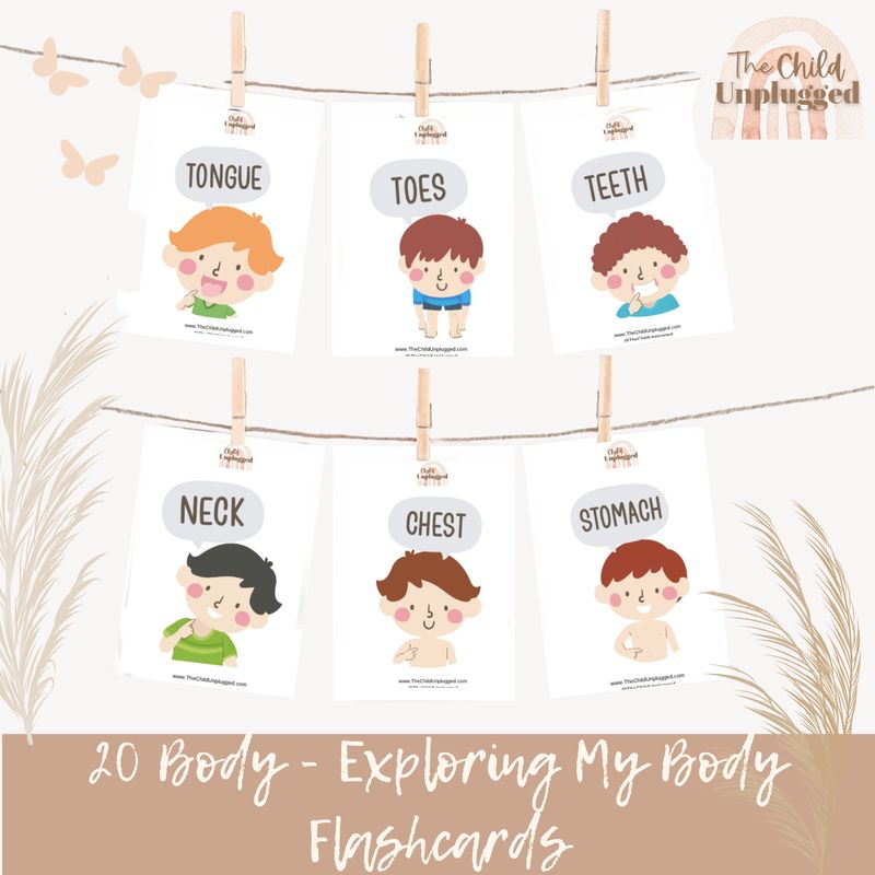 Downloads: Exploring My Body Cards-3 Pages