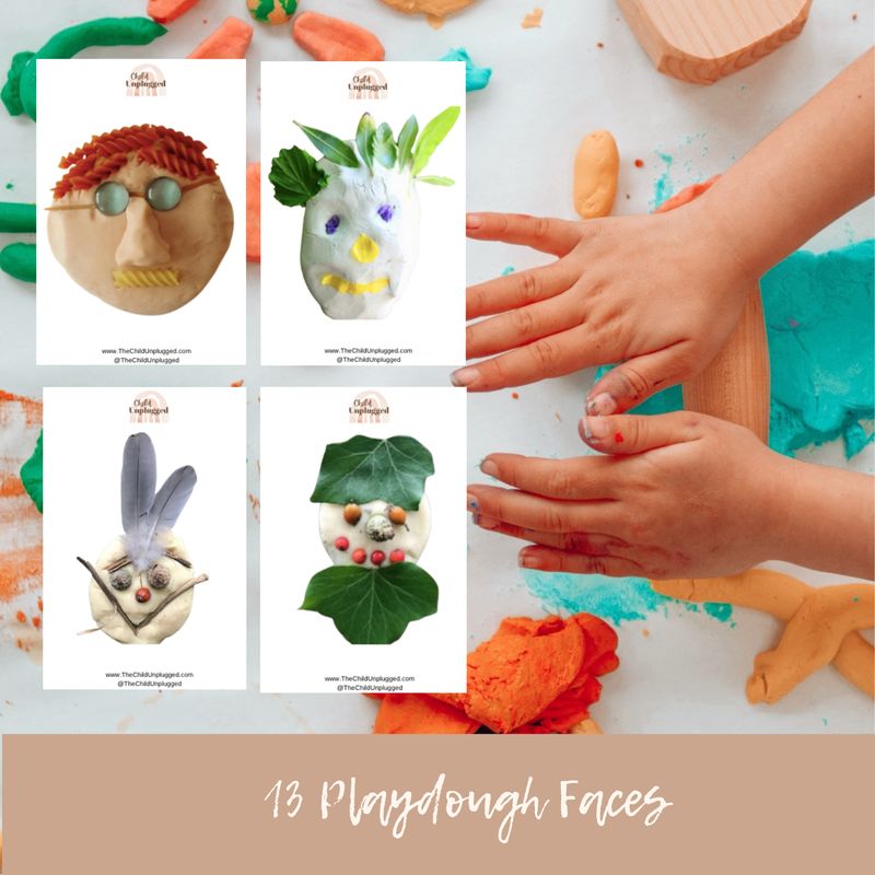 Prompt Card:  Playdough Faces