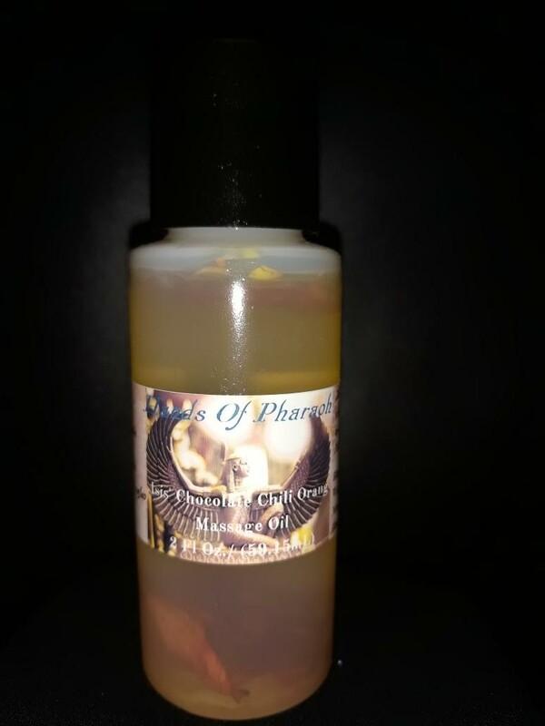 Isis' Chocolate Chili Orange Massage Oil