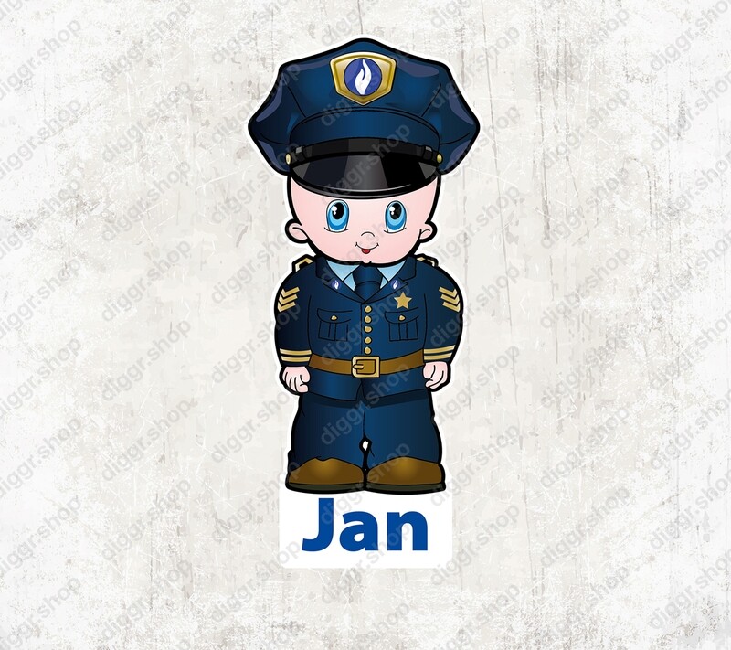 Geboortekaartje Politieagent (1033)