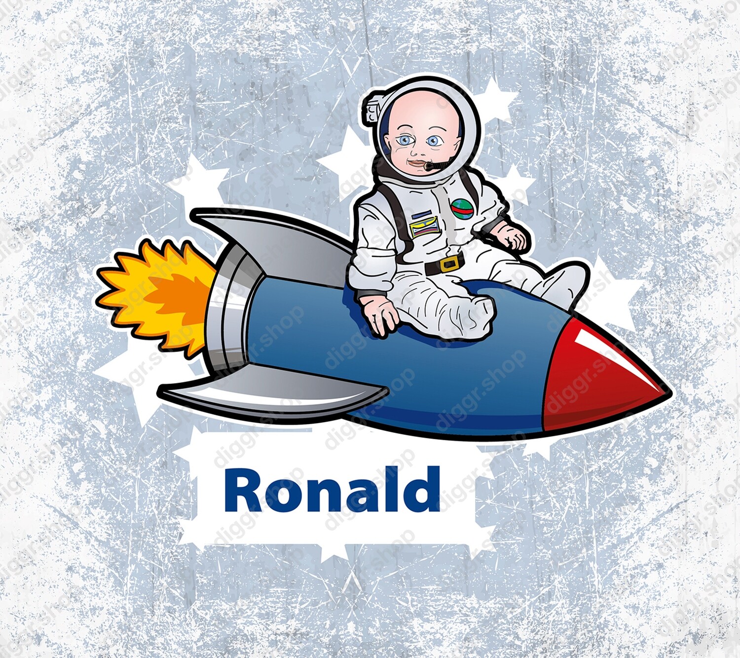 Geboortekaartje Astronaut 3 (1010)