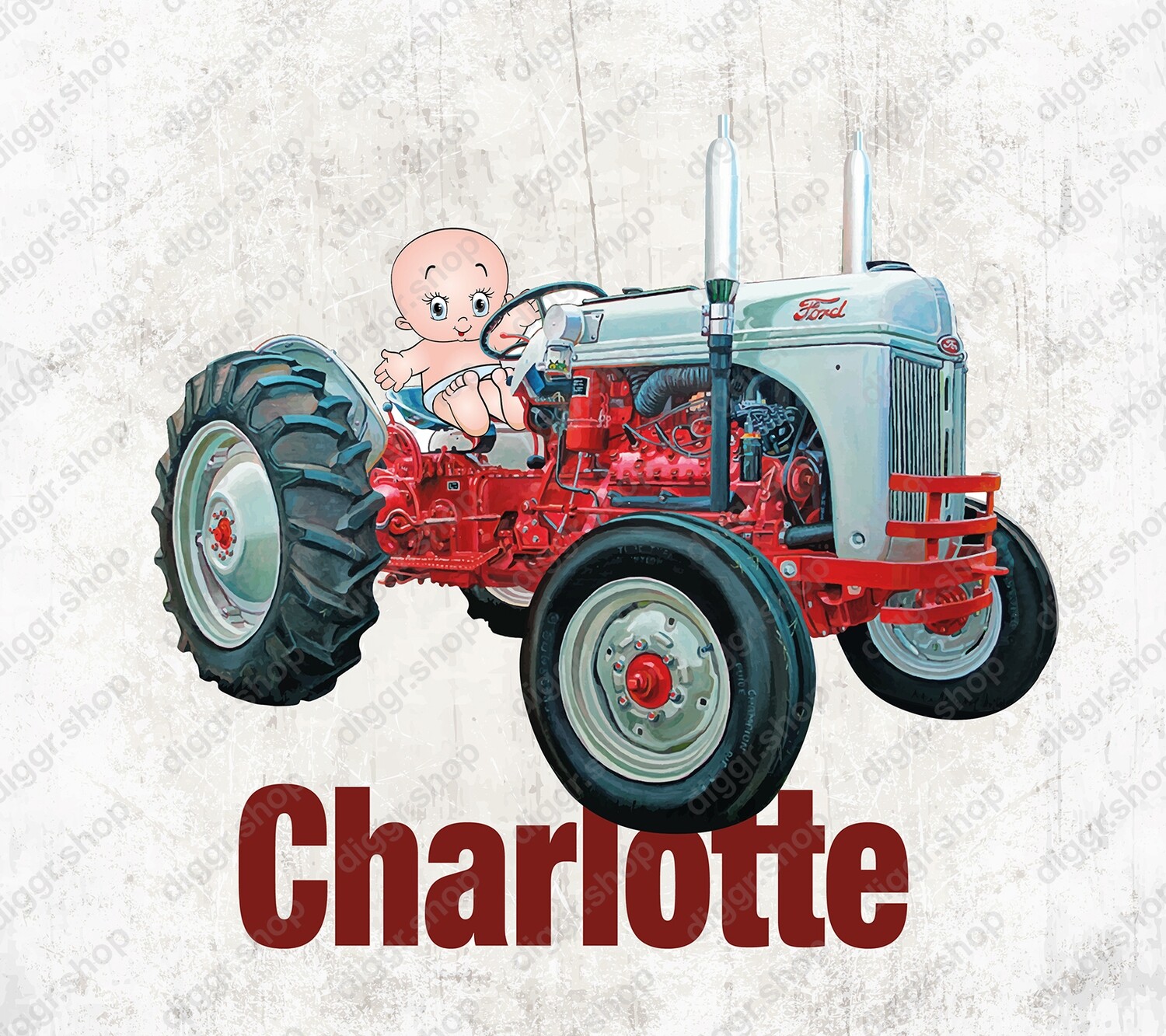 Geboortekaartje Ford tractor (2003)