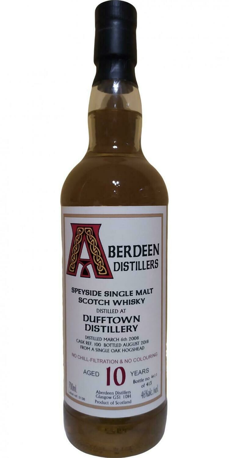 Blackadder Dufftown 10 Years 46% 70CL