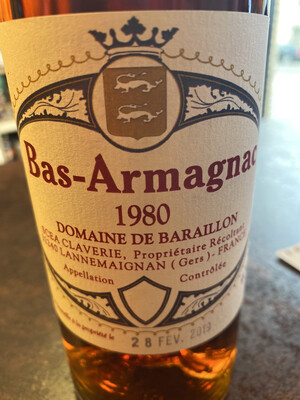 Bas-Armagnac Domaine De Baraillon 1980 45% 70 CL
